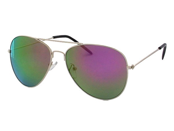 Vintage Pilotenbrille Spiegel-Brille Sonnenbrille Flieger-Brille multi 