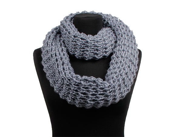 comment tricoter un foulard rond