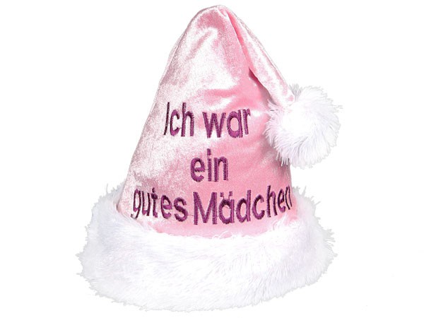 Weihnachtsmütze Nikolaus-Mütze Xmas Christmas weißer 3D Eisbär wm-85 